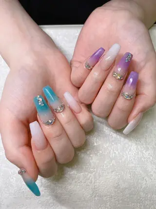 セミロング JNA認定講師🌸 RIEのネイルデザイン