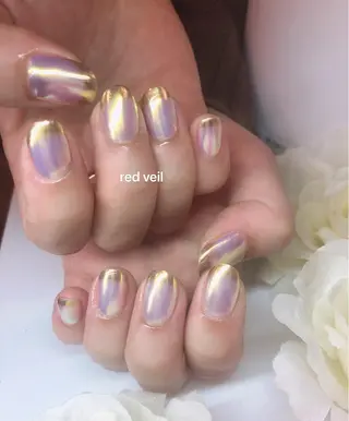 ミディアム ネイル 長さ出し専門 nynaのネイルデザイン