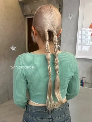 ロング ヘアアレンジ 暖色/レイヤーカット 🌙オノユリカのヘアスタイル