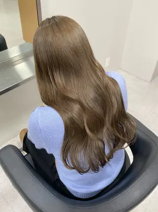 ロング カラー Beleza Era所属・韓国レイヤー/ 縮毛矯正🎀minaのヘアスタイル