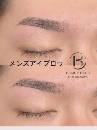 メンズ アイブロウ Bunny eyes　藤野の眉毛・アイブロウイメージ