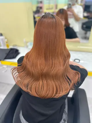 ロング カラー 🪞ハイトーン🪞 🤍waka🤍のヘアスタイル