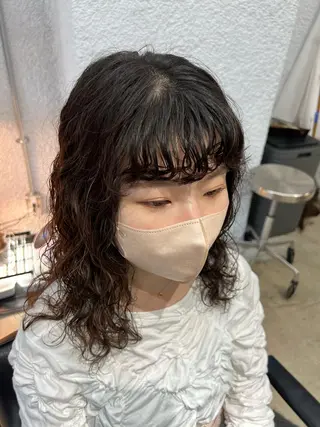 ロング パーマ オタク美容師💟 チバコナツのヘアスタイル