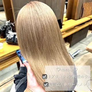 ミディアム 韓国カット/透明感 カラー/NANAMIのヘアスタイル