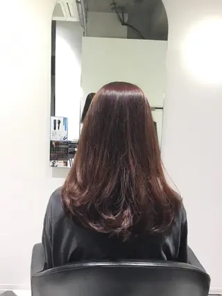 セミロング カラー ✨あなたのお悩み解消 美容師✨TOMOKAのヘアスタイル