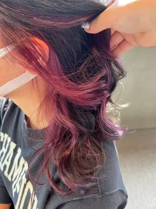 セミロング カラー 🌐👽フクイ キララ🌎💎のヘアスタイル