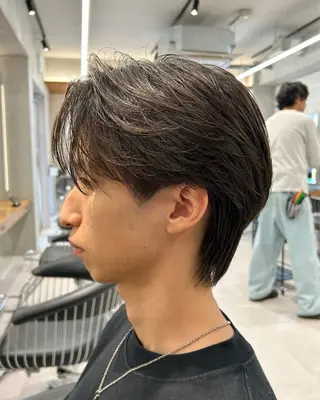 メンズ センターパート/ 暖色カラーayuのヘアスタイル