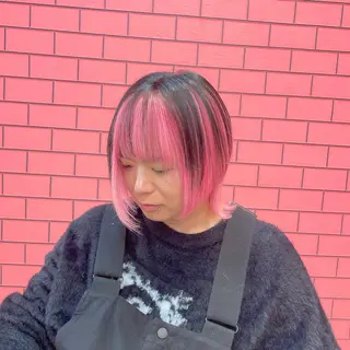 ミディアム カラー デザインカラー髪質 改善Lilithのその他イメージ