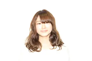 セミロング 落合 優太のヘアスタイル