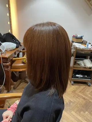 ミディアム stylist YUTOのヘアスタイル