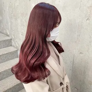 カラー 透明感うる艶カラー 🤍吉島環のヘアスタイル