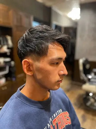 ショート 横浜フェードカット 田嶋勇祐のヘアスタイル