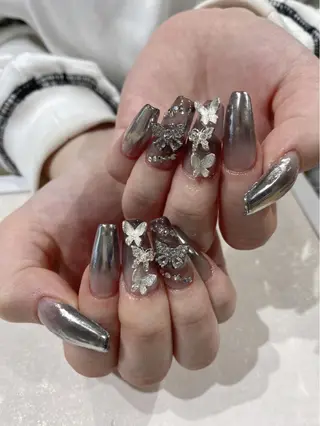ロング Nail  R💫 naoのネイルデザイン