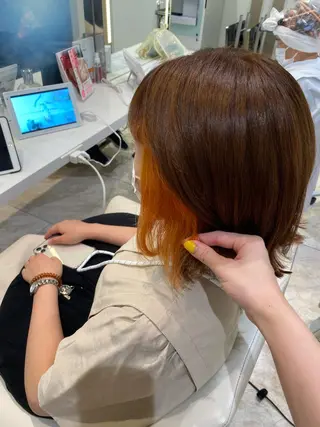 ミディアム カラー ナチュラル艶カラー 🤎maoのヘアスタイル