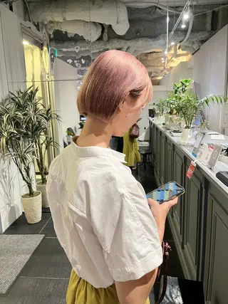 ショート カラー ショート/パーマ/ カラー/FUKOのヘアスタイル