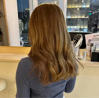 ロング カラー Yurika🕯️ 透明感カラー/ボブのヘアスタイル