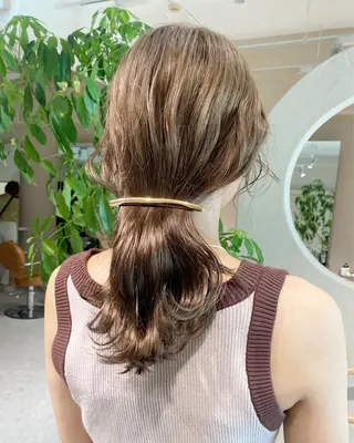 ミディアム カラー Marina /表参道のヘアスタイル