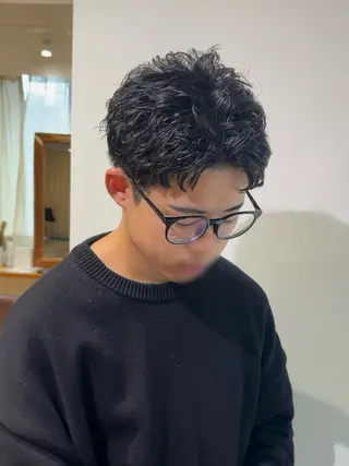 パーマ メンズ ﾒﾝｽﾞ・ﾏﾂｴｸ・ ｶﾗｰ🎀ひかるのマツエク・マツパデザイン