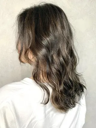 セミロング カラー 岡崎勇人/レイヤー/ 韓国/ケラチンTRのヘアスタイル