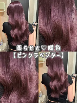 セミロング カラー 🪐韓国艶カラー 加野彩果🪐のヘアスタイル