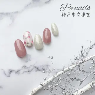 ネイル 神戸駅ネイルサロン PE NAILSのネイルデザイン