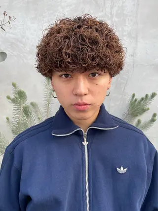 パーマ 八十川 佑斗のヘアスタイル