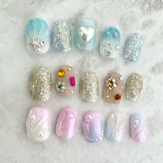 ネイル Nail salon LUCAS,K 《ネイルサロンルーカス》千葉中央 スカルプ所属・LUCAS 千葉 AOI💅🏾💕のネイルデザイン