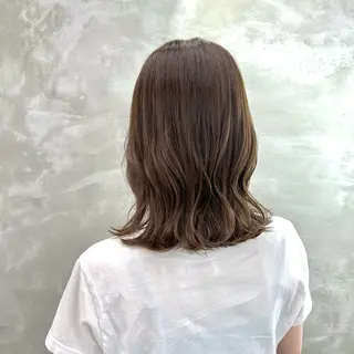 セミロング カラー 透明感カラー/メンズ /ボブKanna🪄のヘアスタイル