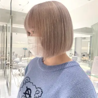 ショート D’na所属・🎀暖色ガーリー/ ボブ/みさき🎀のヘアスタイル
