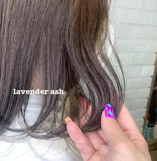 ミディアム カラー 髪質改善/縮毛矯正 艶カラー/珠聡のヘアスタイル