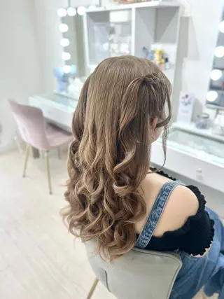 ロング ヘアセット/メイク 佐野 妃都美のヘアスタイル