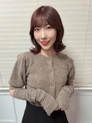 ミディアム カラー ハネエクステ表参道/ 羽エクステSpicaのヘアスタイル