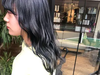 ロング カラー あらい なつみのヘアスタイル