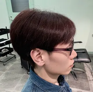 ショート メンズカラー/ウルフ マッシュ/千葉/大堰のヘアスタイル