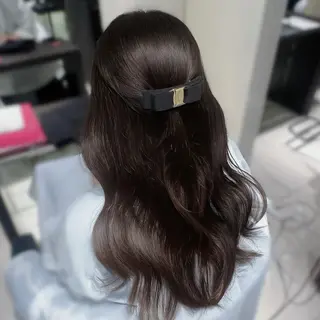 ロング カラー ヘアアレンジ 韓国系艶髪🎀 miyuuのヘアスタイル