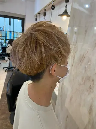 ショート カラー メンズ SYUYA/パーマ/ マッシュスタイル特化のヘアスタイル