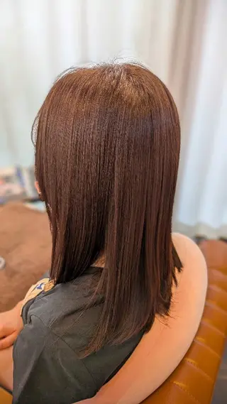 セミロング カラー hair salon miite所属・【miite】 斉藤美穂のヘアスタイル