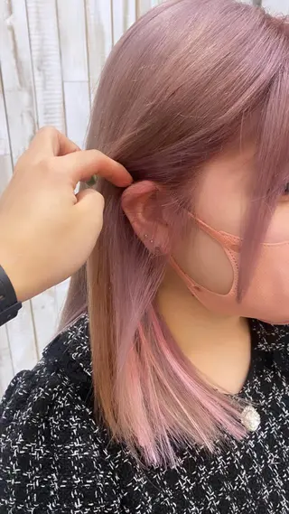 ロング メンズ/メンズカラー 🍏すがのみき🍏のヘアスタイル