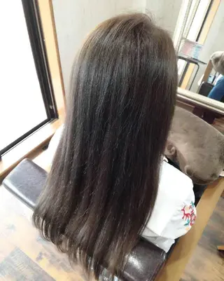 ロング カラー 西川 敏夫のヘアスタイル
