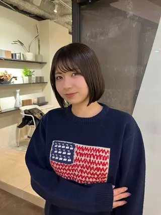 ショート カラー SEAM所属・いぶ /札幌美容師のヘアスタイル