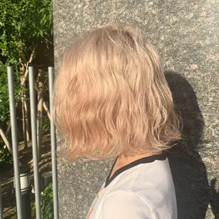 ミディアム カラー storiiz所属・本田大輝top designerのヘアスタイル