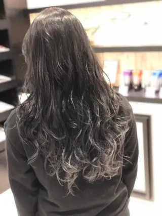 ロング カラー 難しい髪質の縮毛矯正 高岡/射水/髪質改善のヘアスタイル