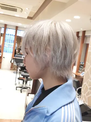 ショート カラー LYLICK所属・ケアブリーチ特化 same 🦈のヘアスタイル