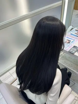 ロング カラー 結べるレイヤー/ ミディアム/島田 佑のヘアスタイル