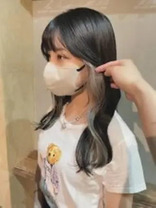 セミロング カラー 立川✨ブリーチ/ ケアブリーチ特化✨のヘアスタイル