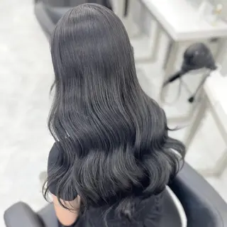 カラー 暗め透明感カラー🤍 トレンドスタイル🤍のヘアスタイル