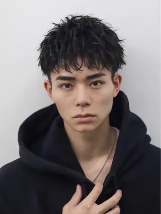 ショート カラー パーマ ヘアアレンジ メンズ メンズ特化❤️🔥 RIKU❤️🔥のヘアスタイル