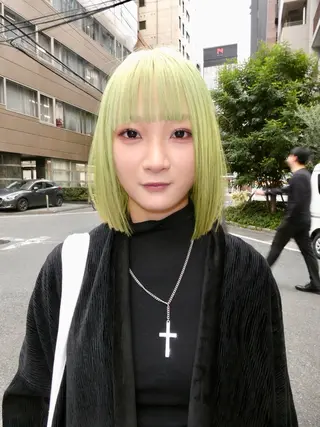 ショート LECO所属・渋谷ボブカット 柏原圭希のヘアスタイル