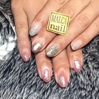 ショート カラー パーマ ヘアアレンジ キッズ ネイル マツエク・マツパ MALCAnail(マルカネイル)所属・荒木 莉奈のネイルデザイン