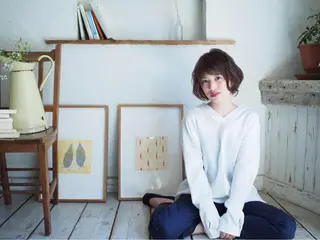 ショート カラー 髪質改善 Blumeのヘアスタイル